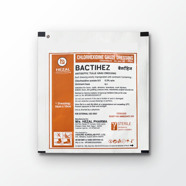 Bactihez – Antiseptic Tulle Grass Dressing